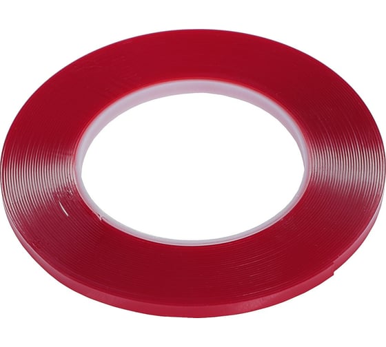 Изображение товара Прозрачная, двусторонняя, акриловая клейкая лента TORSO 6 мм x 10 м 4293599