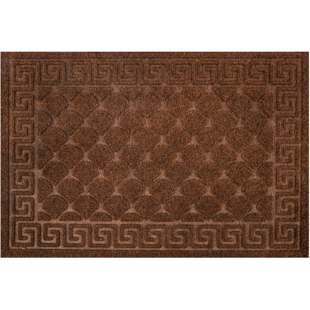 Изображение товара Коврик придверный ЛЮБАША 40x60см ВЕНГЕ грязезащитный чешуйки