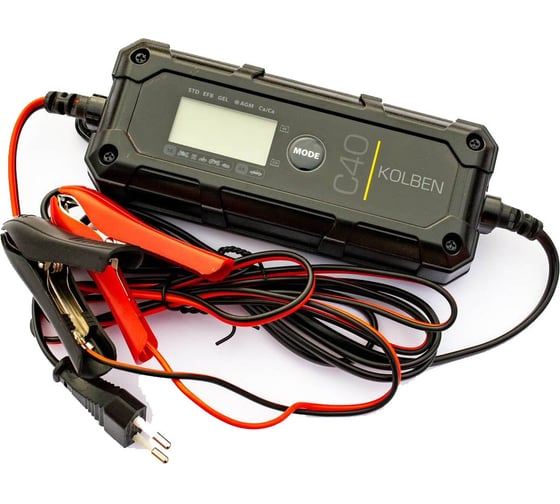 Изображение товара Зарядное устройство Battery Service Kolben 6/12В, 1А/4А KB-C40