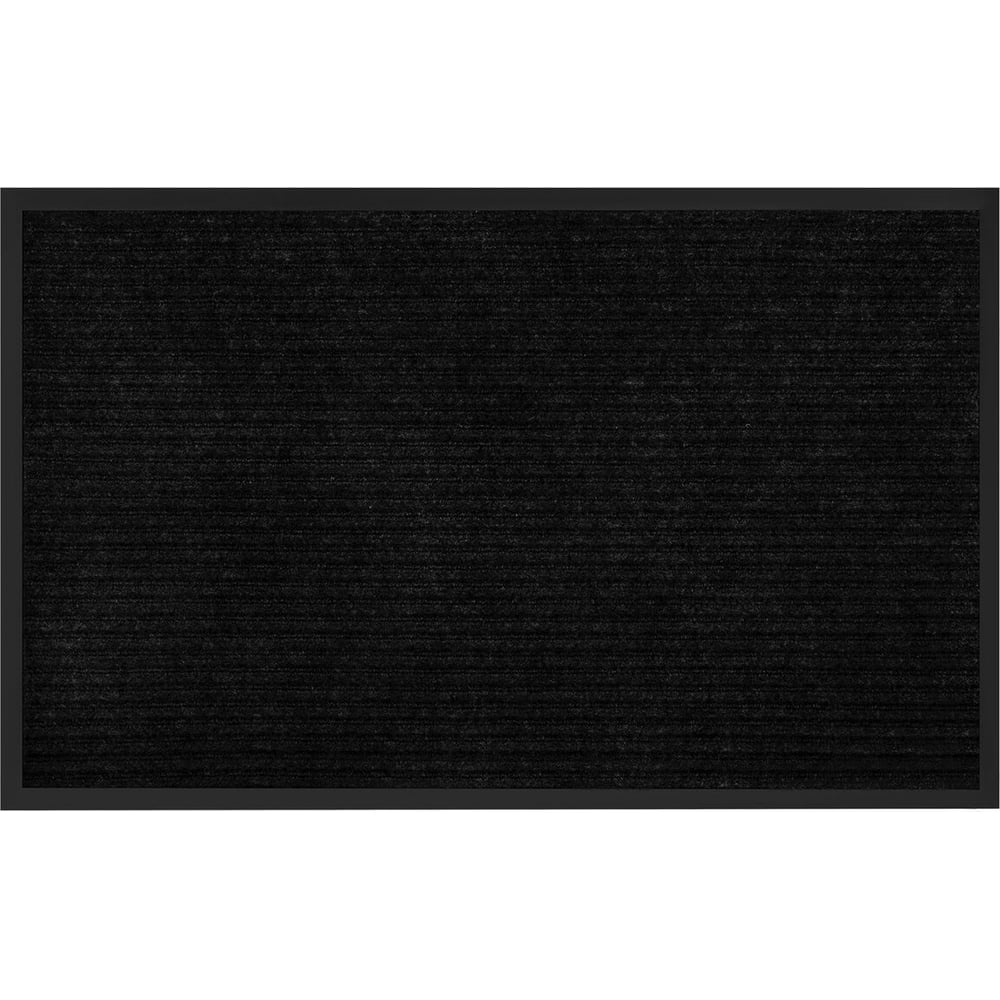 Изображение товара Коврик придверный ЛЮБАША 50x80см ЧЕРНЫЙ влаго-грязезащитный, 430гр/м2, ребристый, СТАНДАРТ 701032