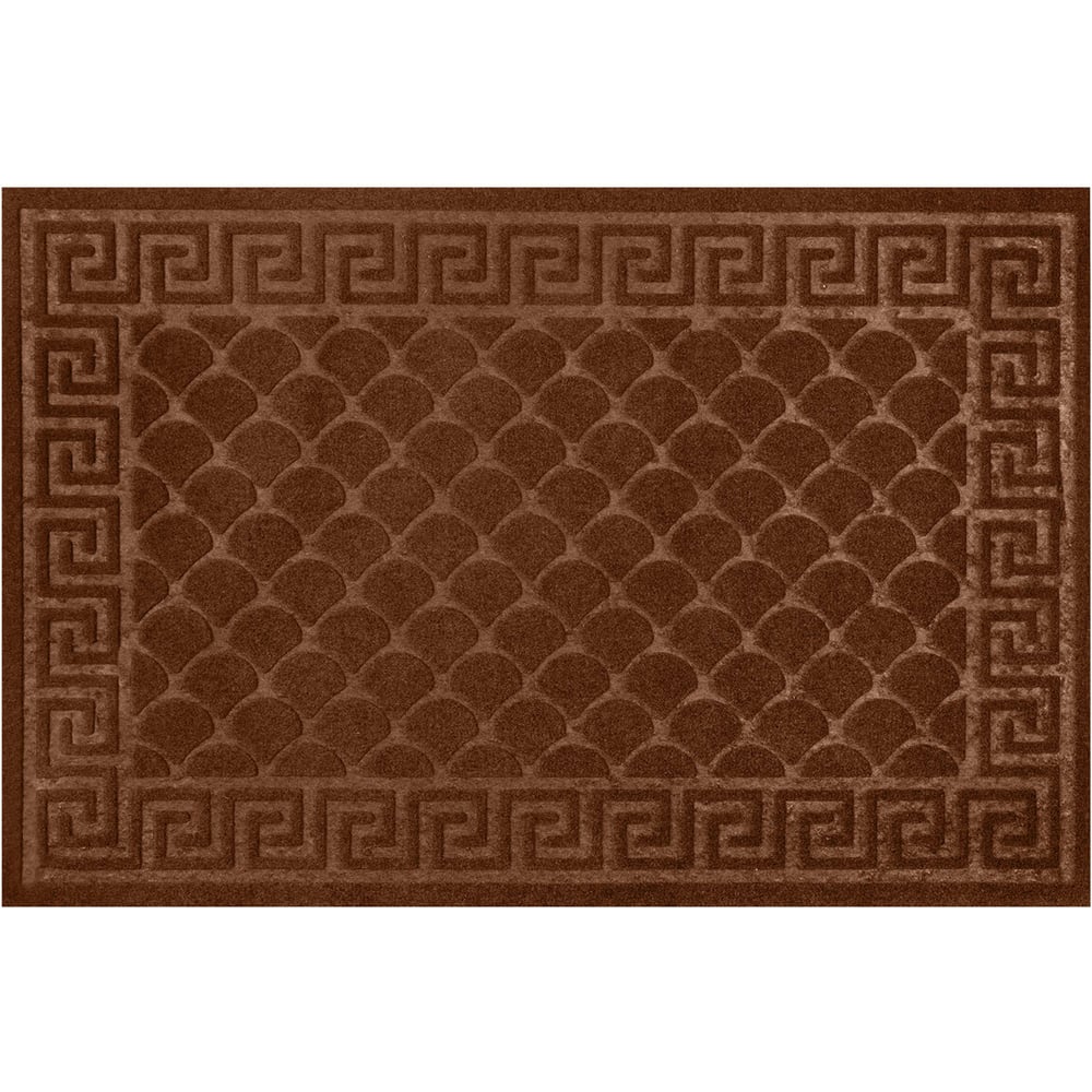 Изображение товара Коврик придверный ЛЮБАША 60x90см ВЕНГЕ грязезащитный 430гр/м2, фактурный рисунок ЧЕШУЙКИ 701062