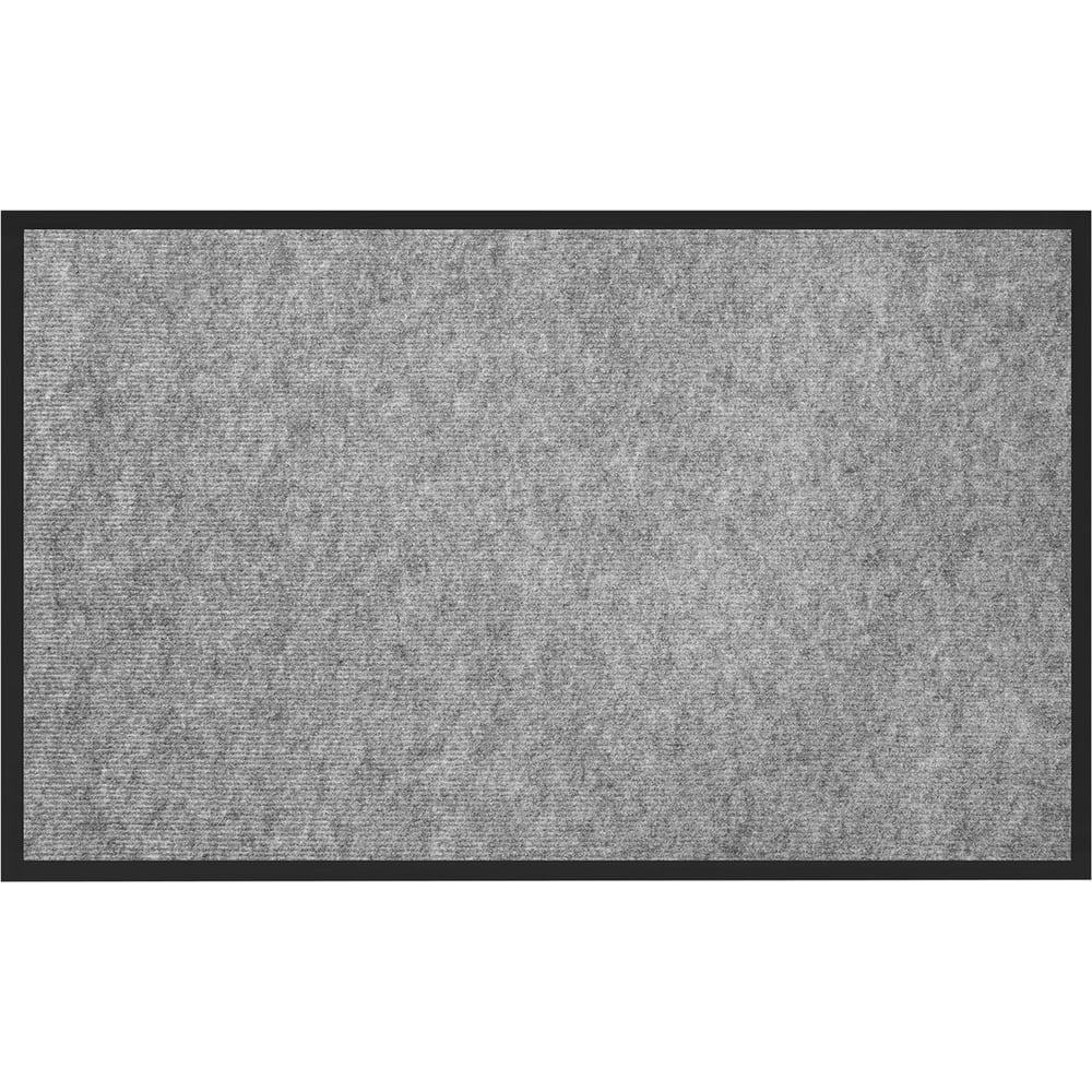 Изображение товара Коврик придверный ОФИСМАГ 50x80см СЕРЫЙ влаго-грязезащитный 300гр/м2 мелкий рубчик PRIMILA STANDARD 701019