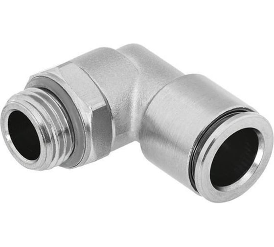 Изображение товара Фитинг цанговый TITAN LOCK угловой 12 мм, наруж. резьба 3/8, нерж.сталь, тип PL TLP-PL12-03SS