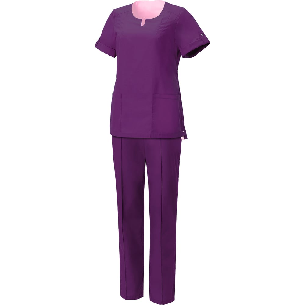 Изображение товара Женский костюм-двойка GVENN сливовый рост 158-164 Размер 56-58