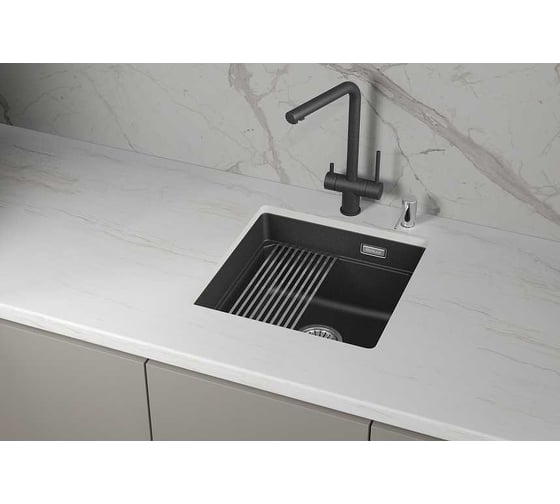 Изображение товара Кухонная мойка Granula KS кварц 4501iU, ЧЁРНЫЙ