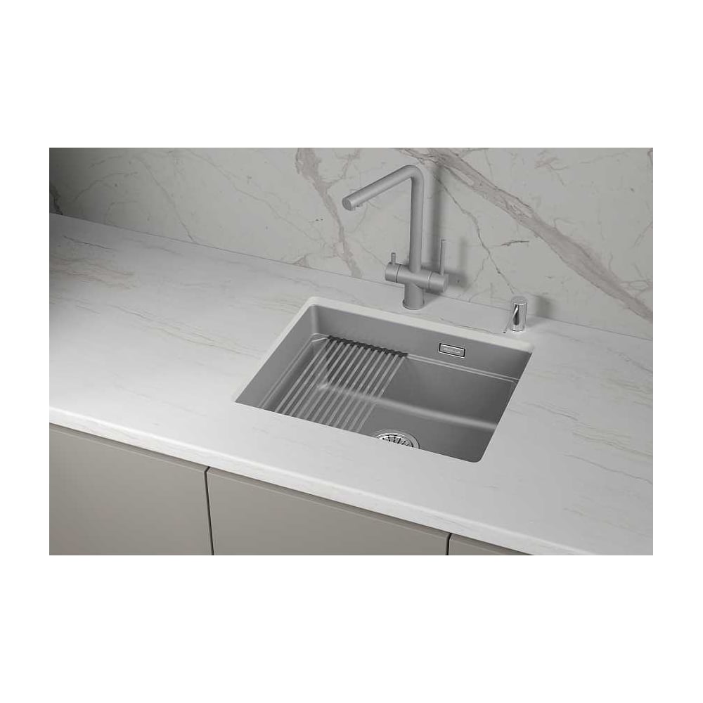 Изображение товара Кухонная мойка Granula KS кварц 5501iU интегрированная прямоугольная