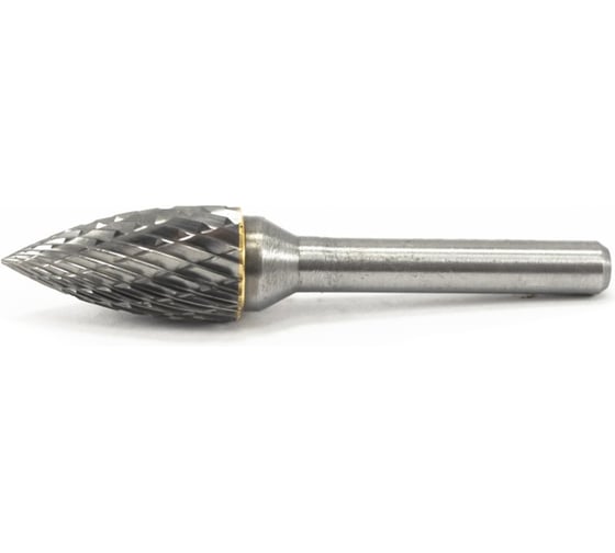 Изображение товара Борфреза гиперболическая (G) с точечным торцом 16 твердосплавная ВК8 dхв-ка=8 мм Х-образная насечка Beltools ri.377.25