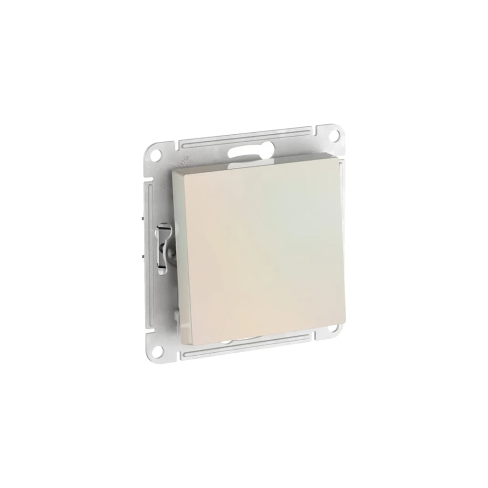 Изображение товара Механизм 1-клавишный выключатель Systeme Electric ATLASDESIGN схема 1 10А жемчуг