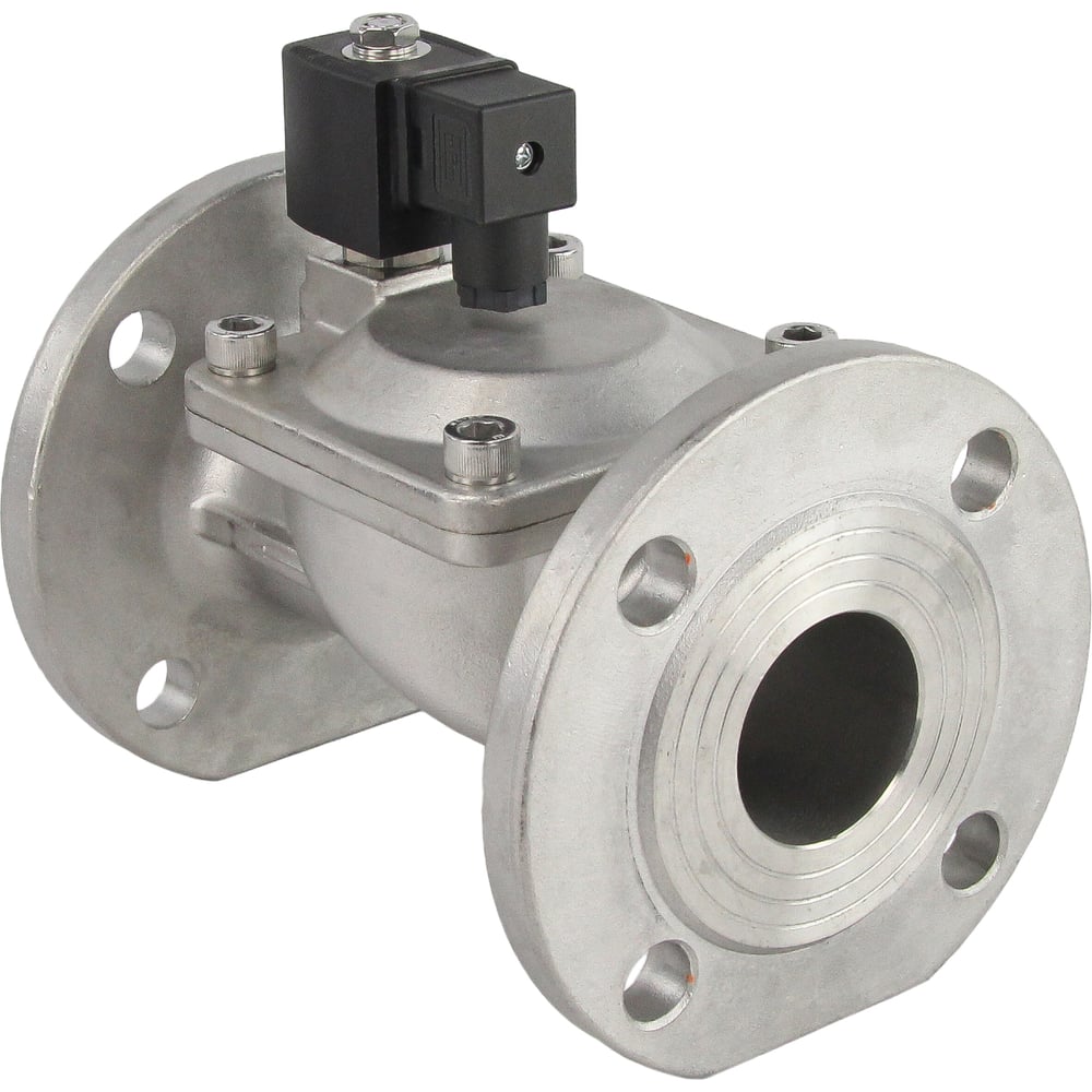 Изображение товара Электромагнитный клапан VSF-601N-PU-NC Ду50 Ру10 из нержавеющей стали