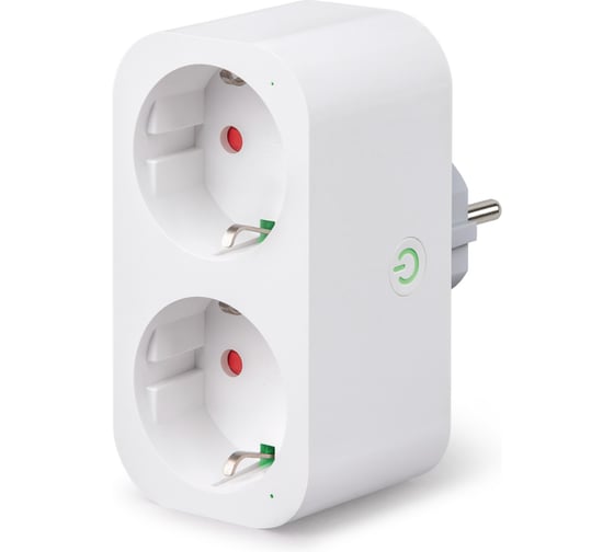 Изображение товара Розетка Uniel USH-A102 2G/WF WHITE UL-00011388