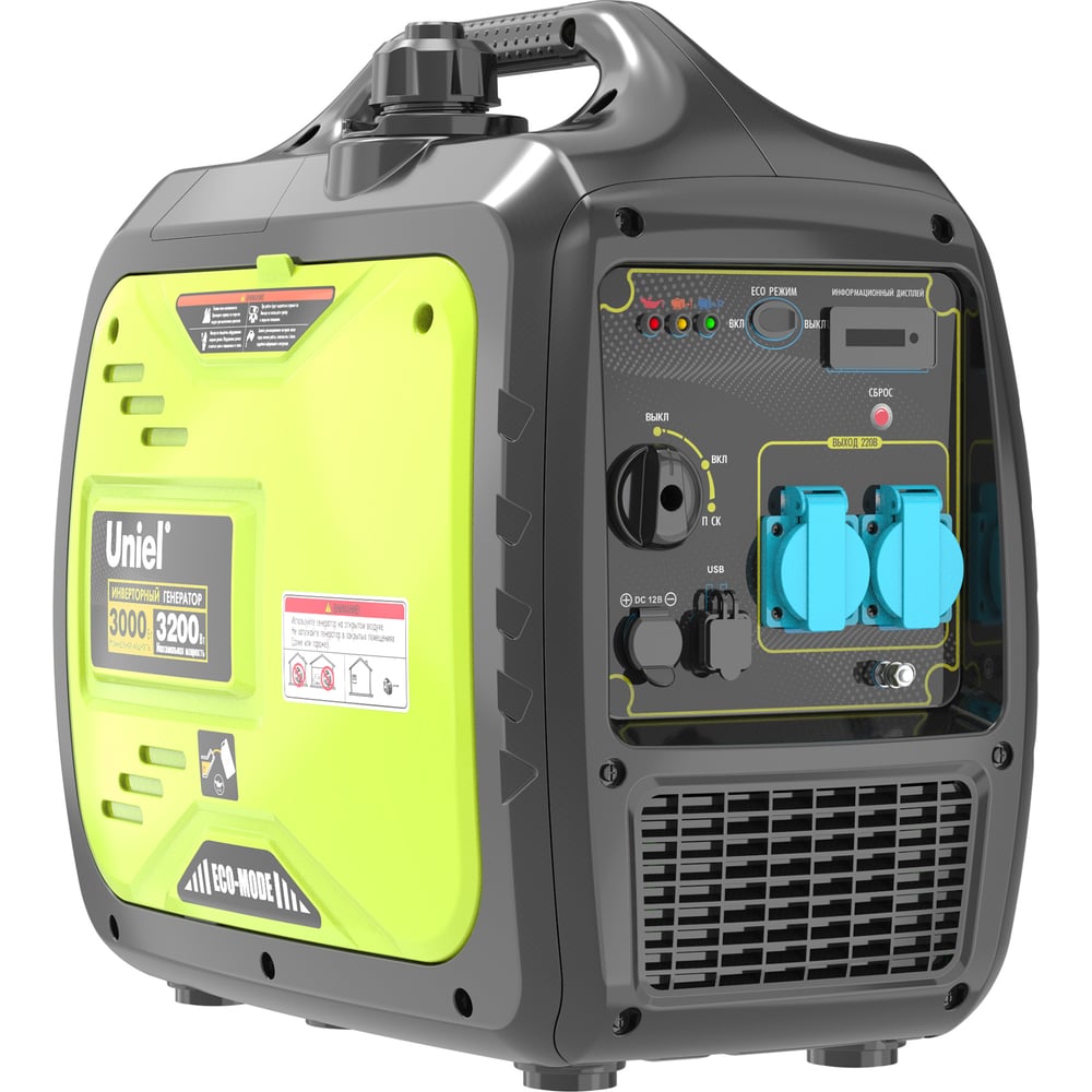 Изображение товара Генератор бензиновый инверторный Uniel URS-P3500i 3.2 кВт