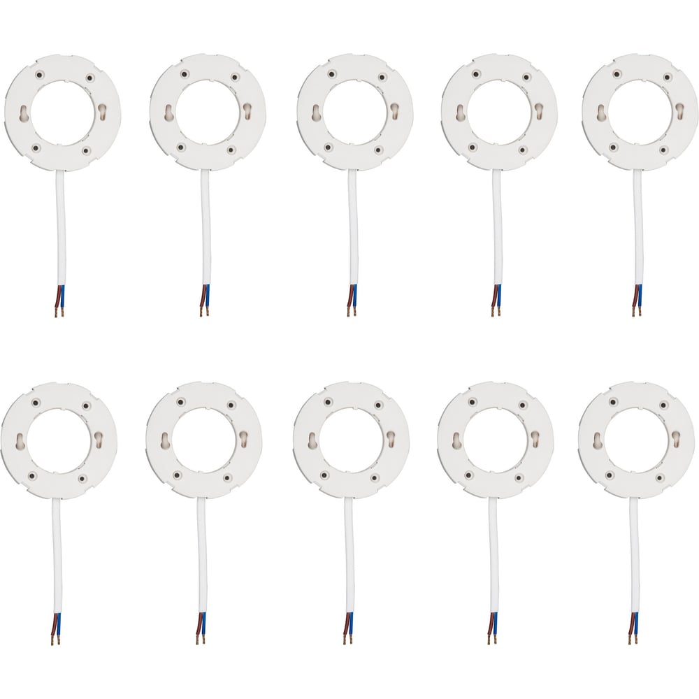 Изображение товара Патрон Uniel ULH-GX53-Plastic-10cm SET10 POLYBAG UL-00012957