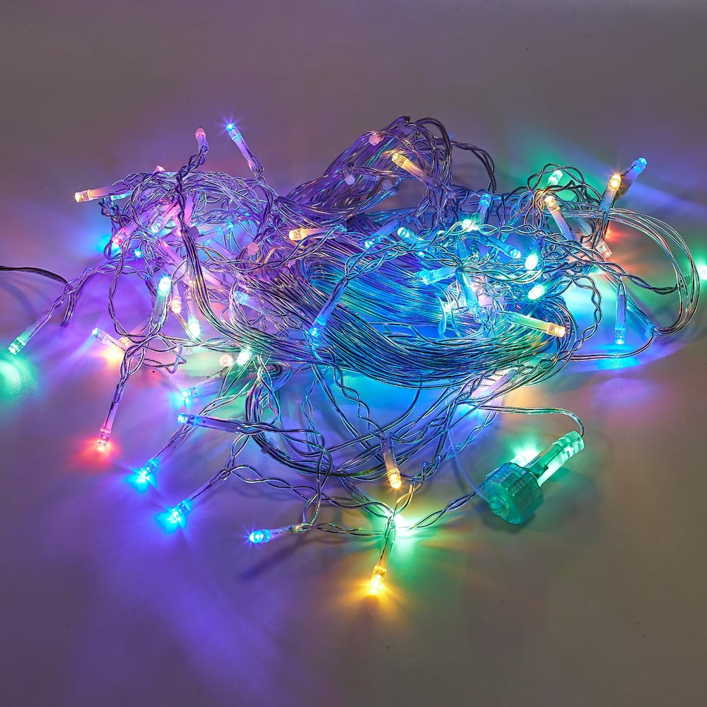 Изображение товара Бахрома Uniel ULD-B50006-880/TTK RGB уличная светодиодная бахрома IP44 50м