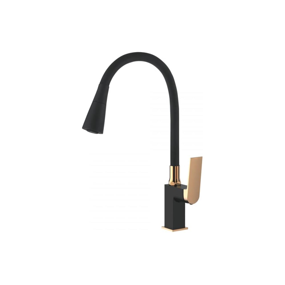 Изображение товара Смеситель для кухни Ledeme с гибким изливом L4091BR-2 современный дизайн