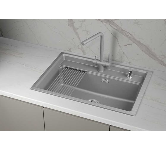 Изображение товара Кухонная мойка Granula KS кварц 7301i, АЛЮМИНИУМ
