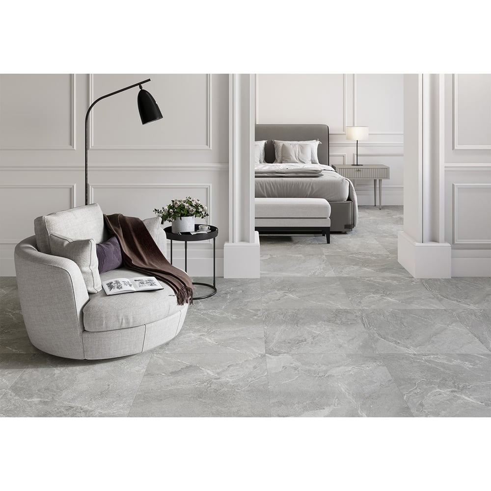 Изображение товара Керамогранит New Trend Wild Light 600х600 мм матовый для пола и стен серый