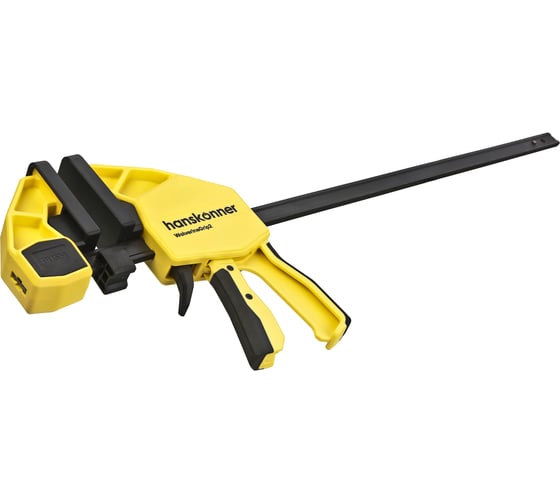 Изображение товара Струбцина быстрозажимная, 450мм, 300кгс, сжим-разжим, Hanskonner HK1078-09-45