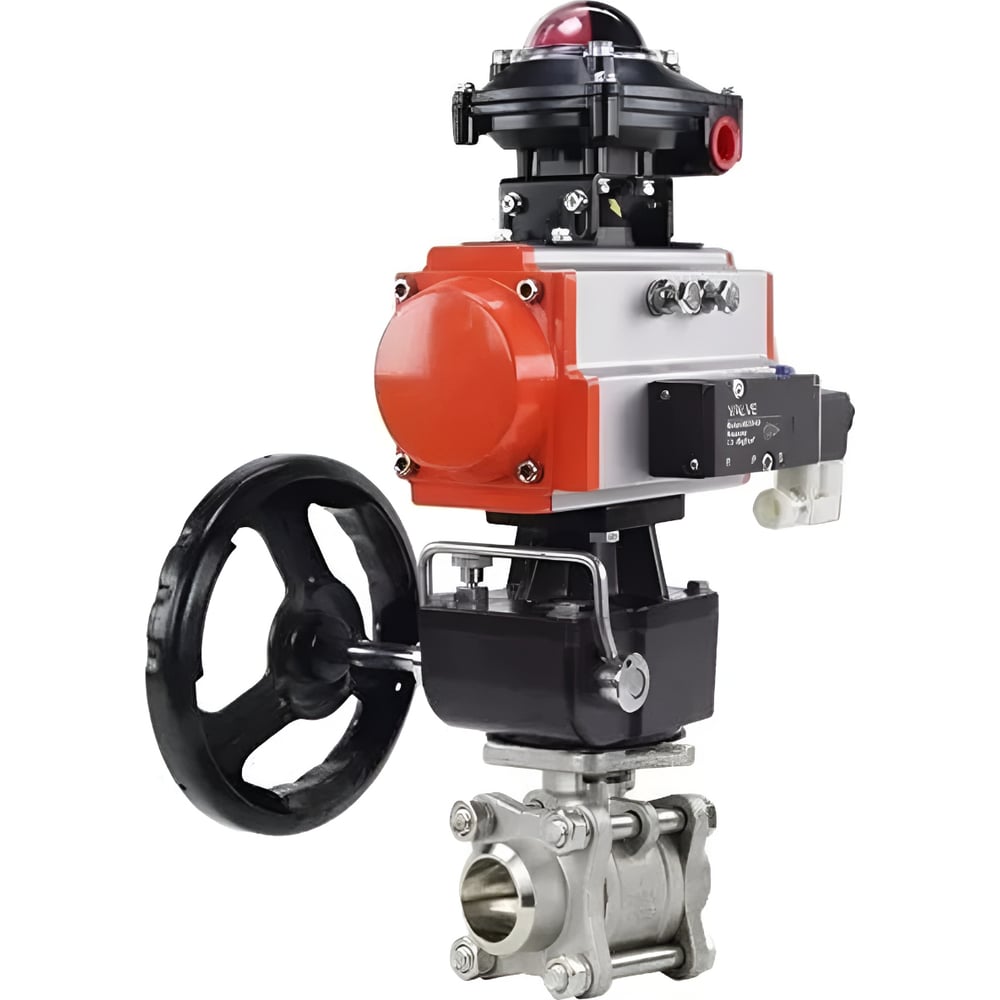 Изображение товара Кран DN.ru 316-316-PTFE-FP-W-ISO-H WDVF Ду25 Ру63