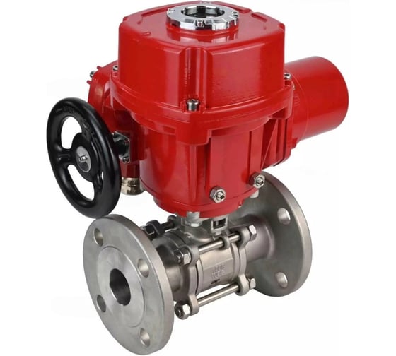 Изображение товара Кран DN.ru КШФПТ-ISO.304.180 Ду20 Ру40, электропривод взрывозащищенный EX-010 220В D160-68883