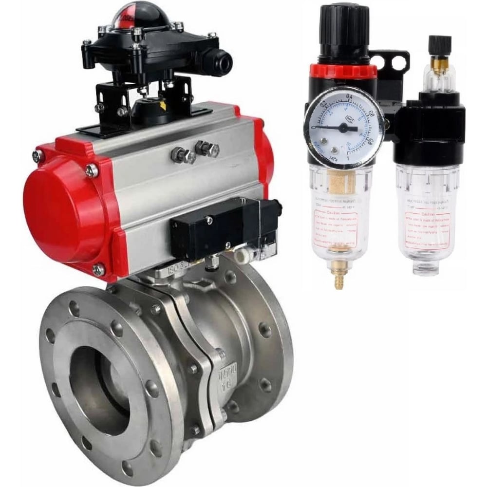 Изображение товара Кран шаровой 316-316-PTFE-F-ISO-R Ду250 Ру16 для воды и пара