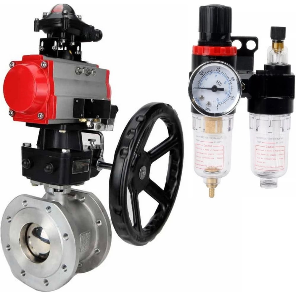 Изображение товара Кран шаровой 316-316-PTFE-F-ISO-R Ду250 Ру16 для воды и газа