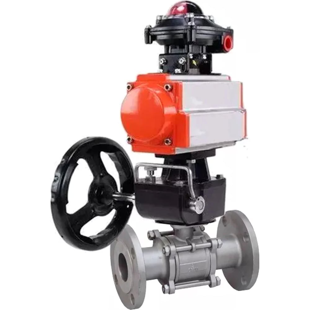 Изображение товара Кран шаровой нержавеющий Ду65 Ру40 двухходовой фланцевый профессиональный