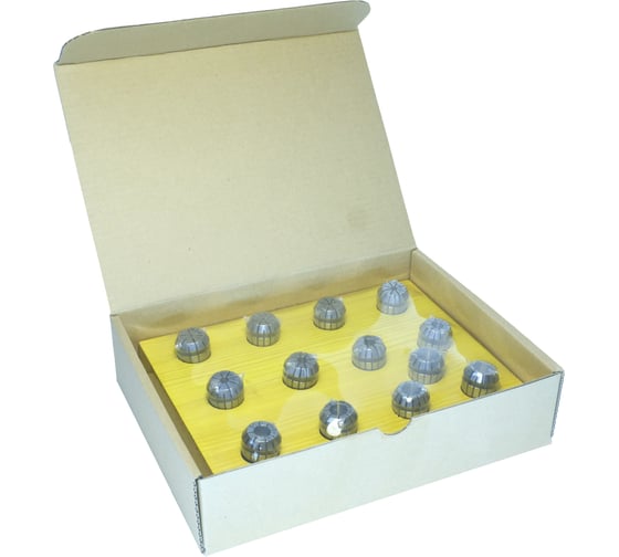 Изображение товара Набор цанговый ER11 (13 шт; 1-7 мм) Prosaers 20750