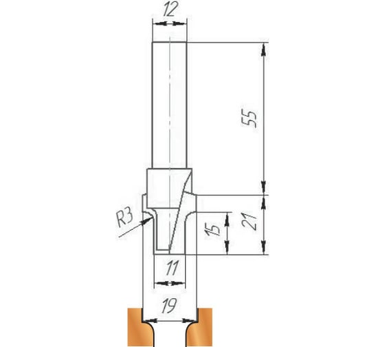 Изображение товара Фреза ФК 0303 МебельДрев 4627198886559