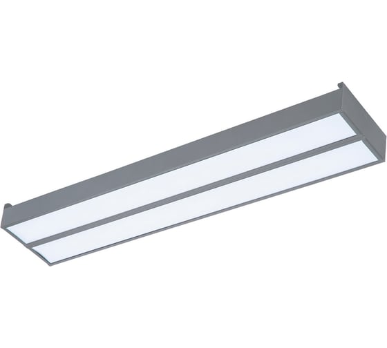 Изображение товара Светильник Uniel ULO-K15A 2x20W/4000K/L50 IP44 LIGHT GREY UL-00012585