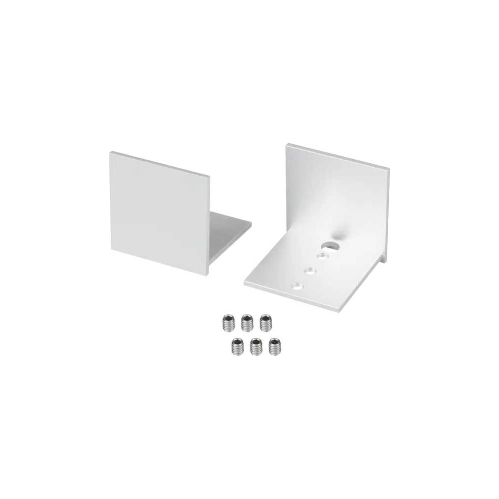 Изображение товара Заглушка для профиля Arlight LINE-3535-BENT-SIDE 2 шт серый алюминий