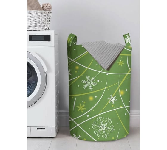 Изображение товара Корзина для хранения вещей JoyArty  Приятные снежинки 40x60 см  gaba_373160_L