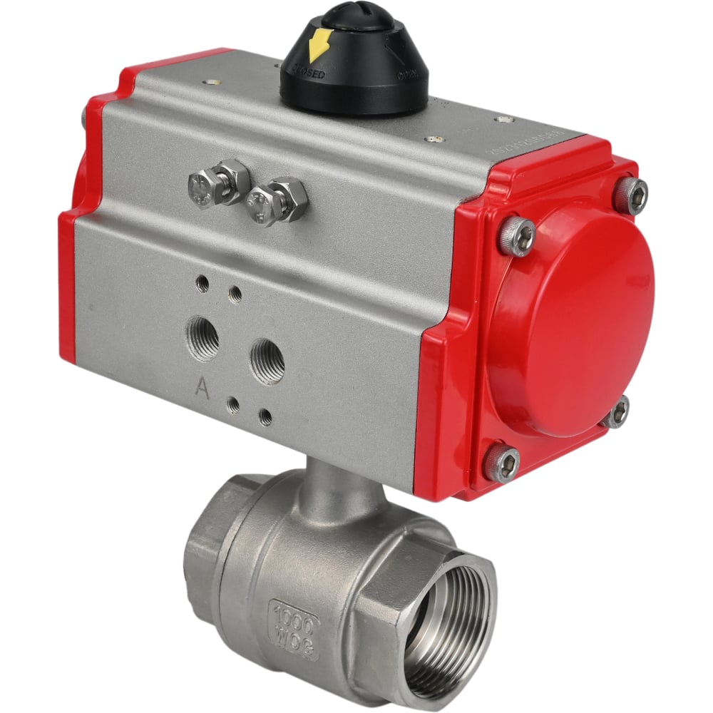 Изображение товара Кран шаровый DN100 Ру40 с пневмоприводом DA-083 Изображение товара Кран шаровый DN100 Ру40 с пневмоприводом DA-083