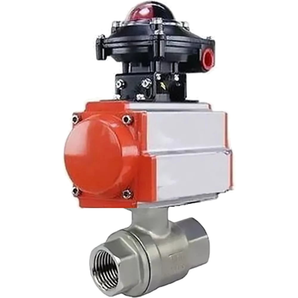 Изображение товара Кран шаровой DN100 Ру40 КШМП 316 230 ISO нержавеющая сталь профессиональный