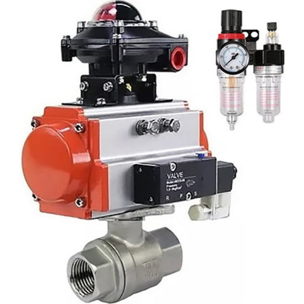 Изображение товара Кран шаровой DN50 Недорогой, нержавеющая сталь, 63 бар, PN63