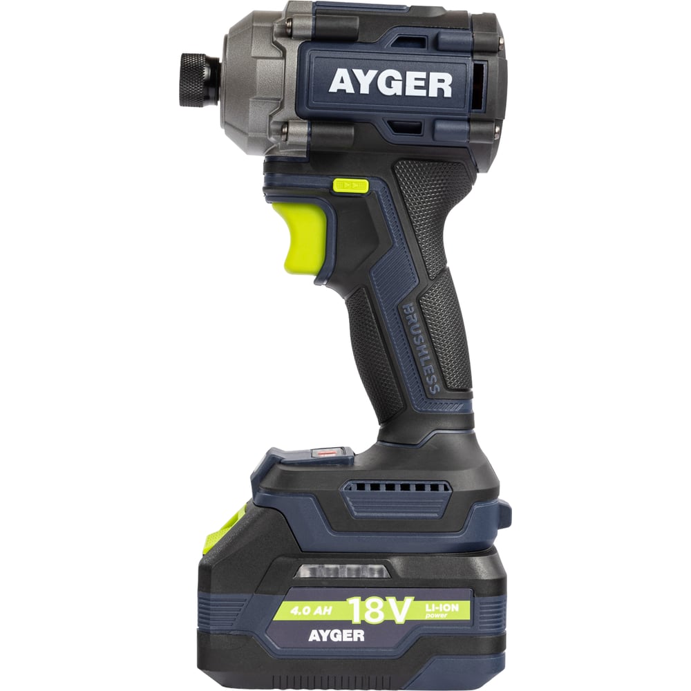 Изображение товара Аккумуляторный бесщеточный винтоверт AYGER ABS20BL4