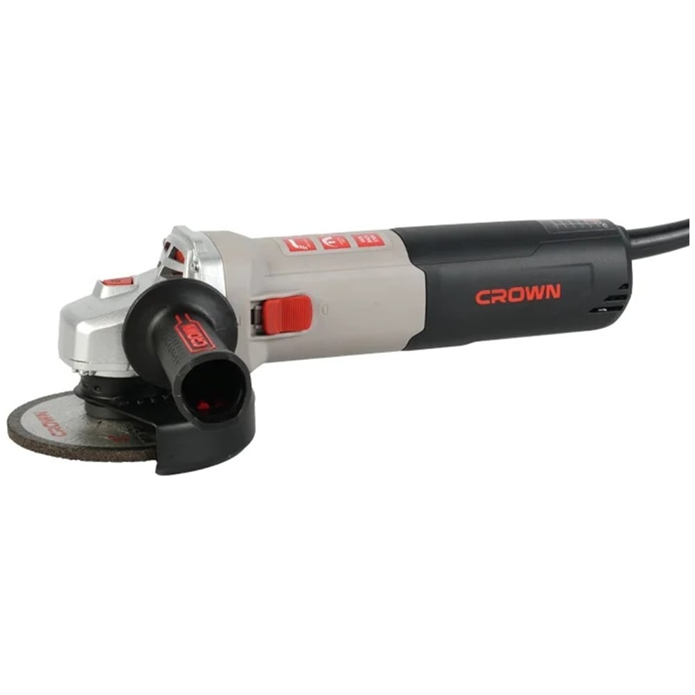 Изображение товара Угловая шлифовальная машина CROWN CT13678-125RS с мощностью 1700 Вт