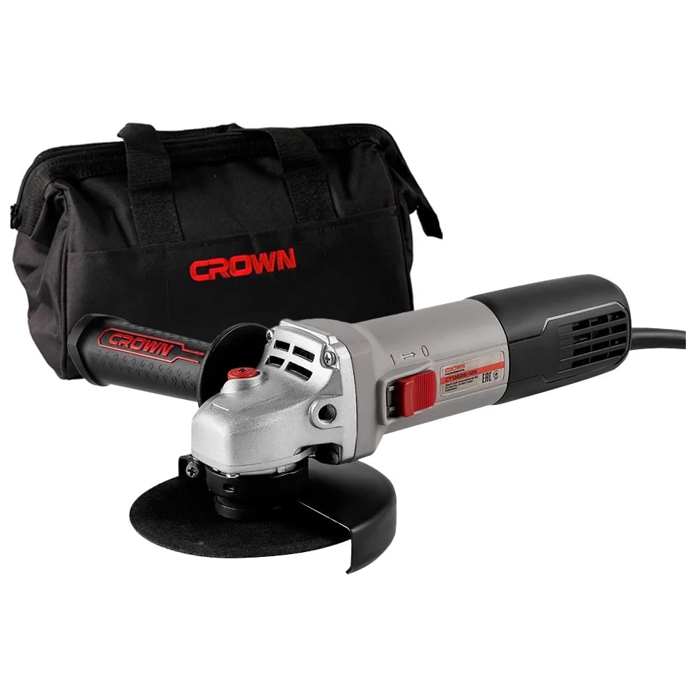 Изображение товара Угловая шлифовальная машина CROWN CT13628-125 TB профессиональная мощность 780 Вт