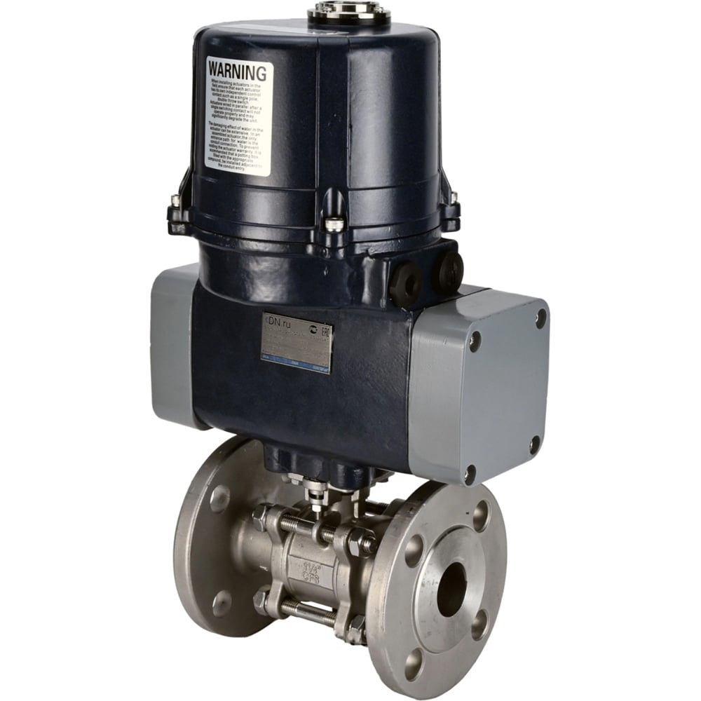 Изображение товара Кран шаровой Ду40 с электроприводом DN.ru КШФПТ.304.180 220В
