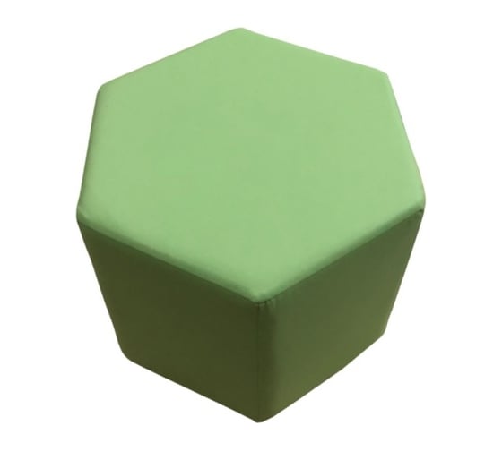 Изображение товара Пуф Мягкий офис Шестигранник салатовый ПФШСТ01СЛТ