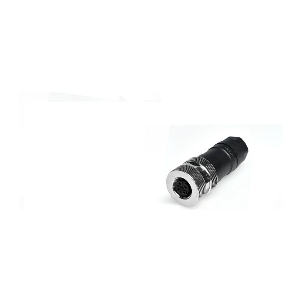 Изображение товара Соединитель клеммный VELLEDQ M12-F03T, Розетка, Прямой с клеммником, Пластик 3-PIN IP65 250 AC/DC, 08-00025010