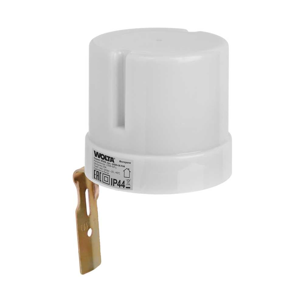 Изображение товара Фотореле Wolta WSEN-06-PHR для уличных светильников автоматическое управление