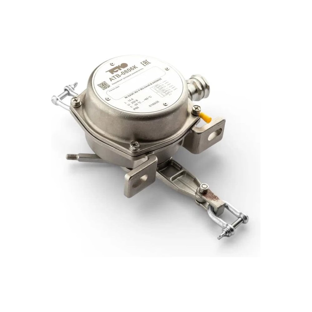 Изображение товара Аварийный тросовый выключатель коррозионно-стойкий ТЕКО АТВ-0806К, двусторонний,2NO/NC,ДРТ -35°C...+65°C,IP65(трос 30,50,70,100,160м), 08-00048920