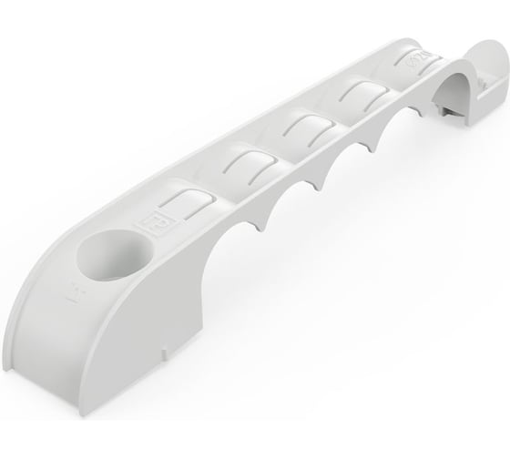 Изображение товара Держатель труб для прямого монтажа Промрукав односторонний на 5 мест серый d20 (20шт) PR13.03281