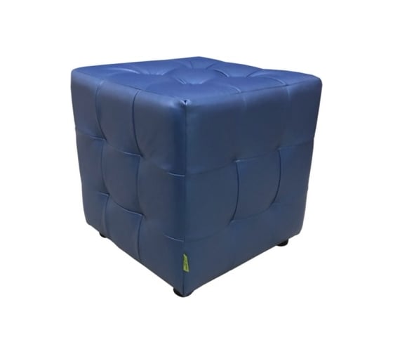 Изображение товара Пуф Мягкий офис Классик ромб синий перламутр ПФКЛРБ06СН