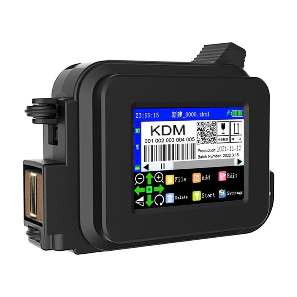 Изображение товара Каплеструйный маркиратор ручной KDM H12mini 600 dpi аккумулятор