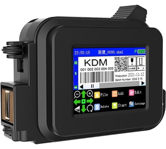 Изображение товара Каплеструйный маркиратор ручной KDM H12mini 6978934230487