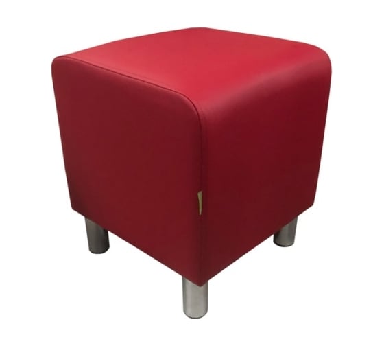 Изображение товара Пуф Мягкий офис Классик табурет красный ПФ2КЛ01КР