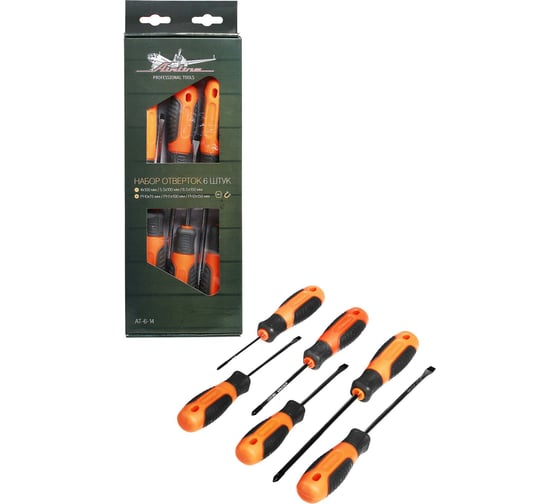 Изображение товара Набор отверток Airline 6 предметов, в коробке AT-6-14