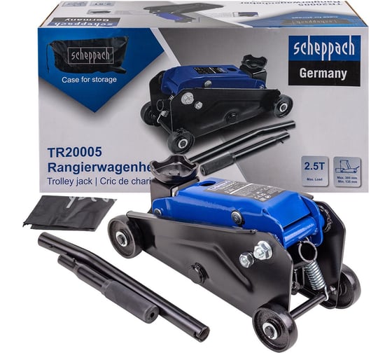 Изображение товара Домкрат подкатной гидравлический Scheppach 2,5т Sch-TR20005(62645)