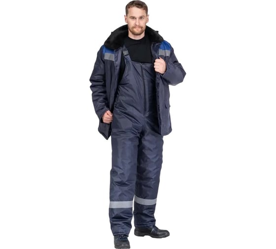 Изображение товара Костюм Стандарт FORT с СОП (куртка+полукомбинезон, оксфорд)(синий) утепленный 48-50/182-188 00501456903